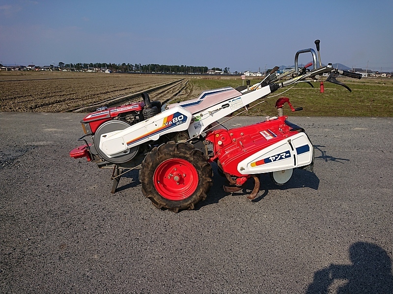 中古農機具－ヤンマー ディーゼル耕運機 YA80 畑どちらでも仕事します！